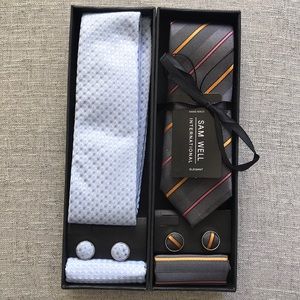 2 Silk Tie sets